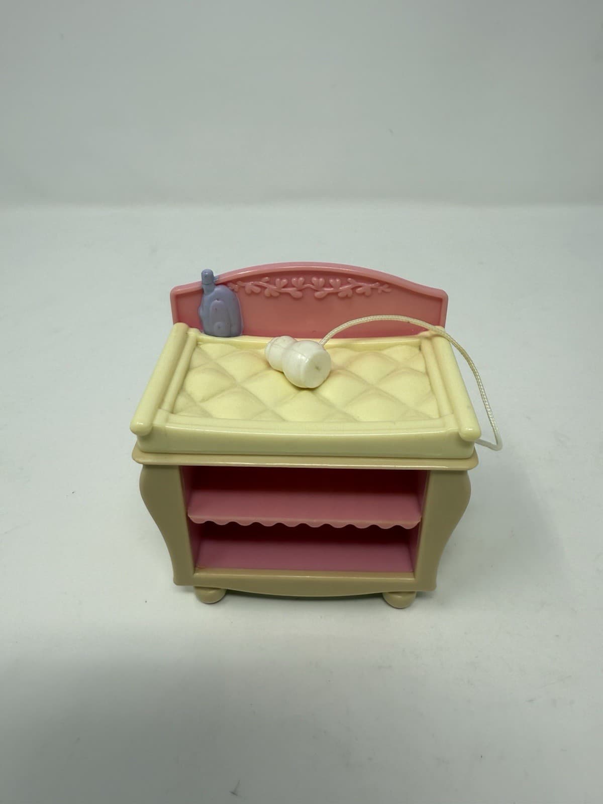 Fisher-Price Loving Family Bedtime Baby Girl Crib Dresser Changing Table 2003 5