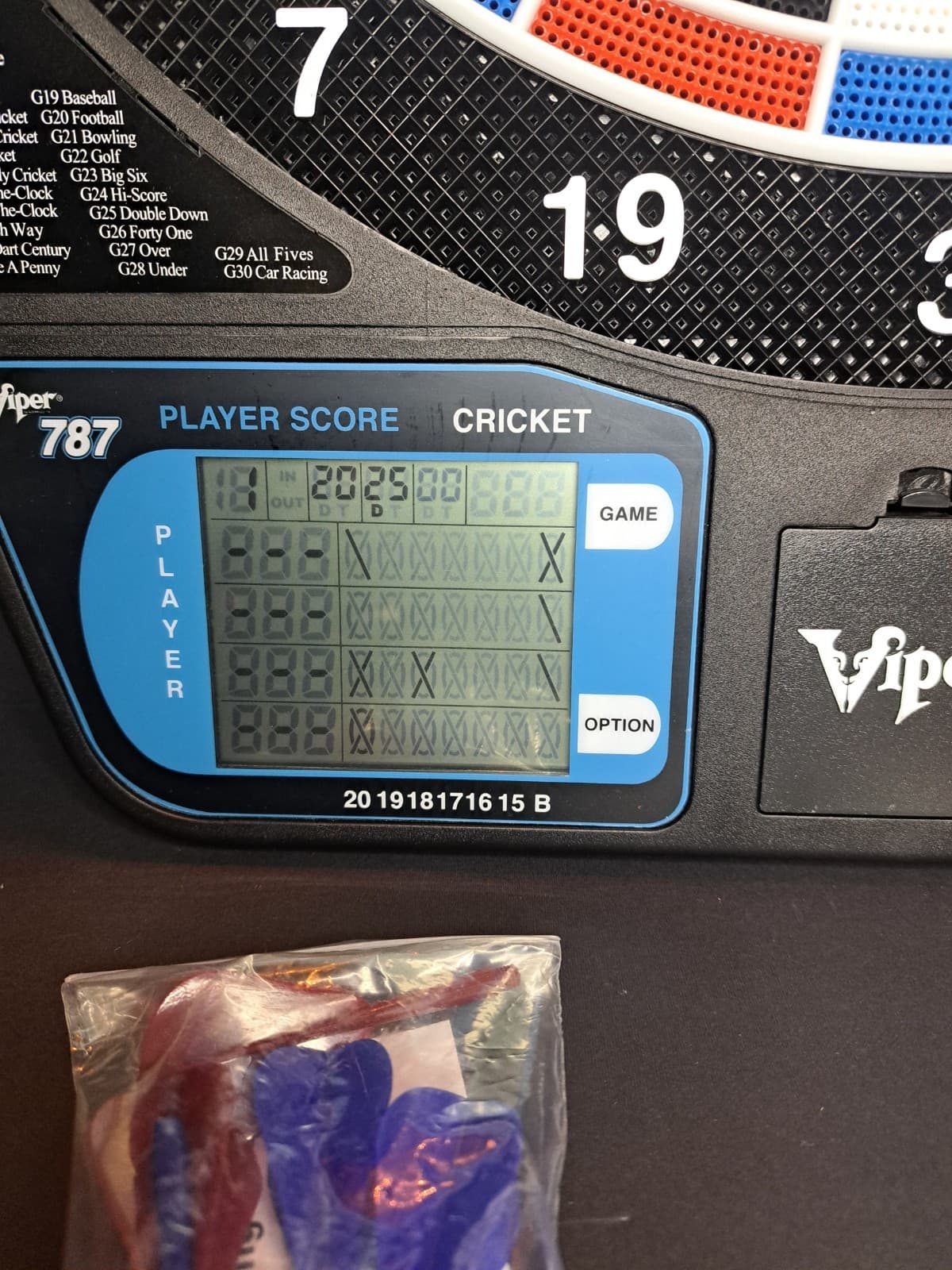 Viper 787 Electronic Dartboard 35 Games up to 16 Players NIB FREE SHIPPING! 4