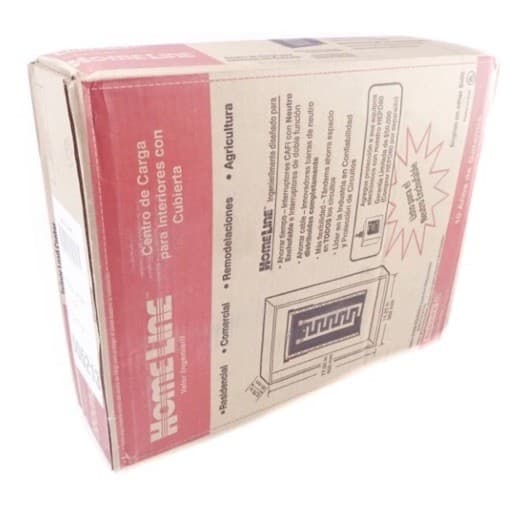 Square D Main Lug Plug-On Neutral Load Center Cover 125A 8-Space 16-Circuit 3