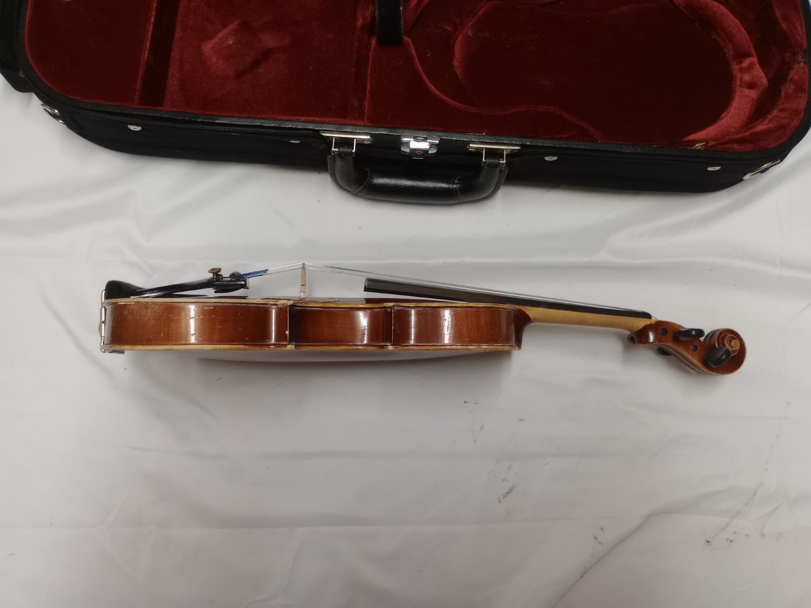 E. R. Pfretzschner Stradivarius copy 1/2 size Violin 1979 German made Nice Sound 5