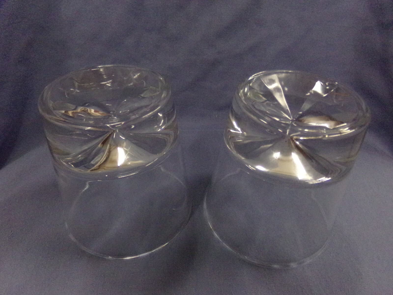 Johnny Walker Whiskey Diamond Base Prism Rock Drinking Glasses Set Of 2 5