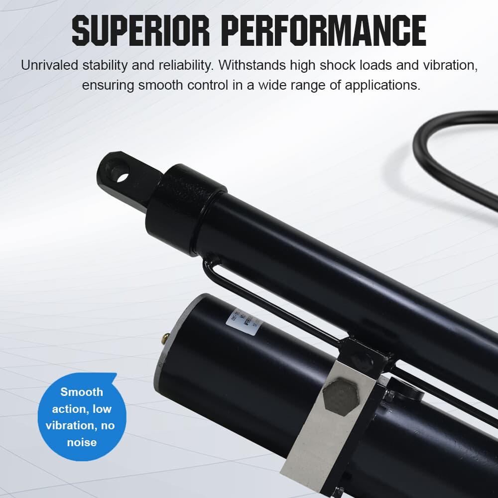 DC 12V Hydraulic Linear Actuator 12" Stroke Length 1700lbs Linear Actuators 5