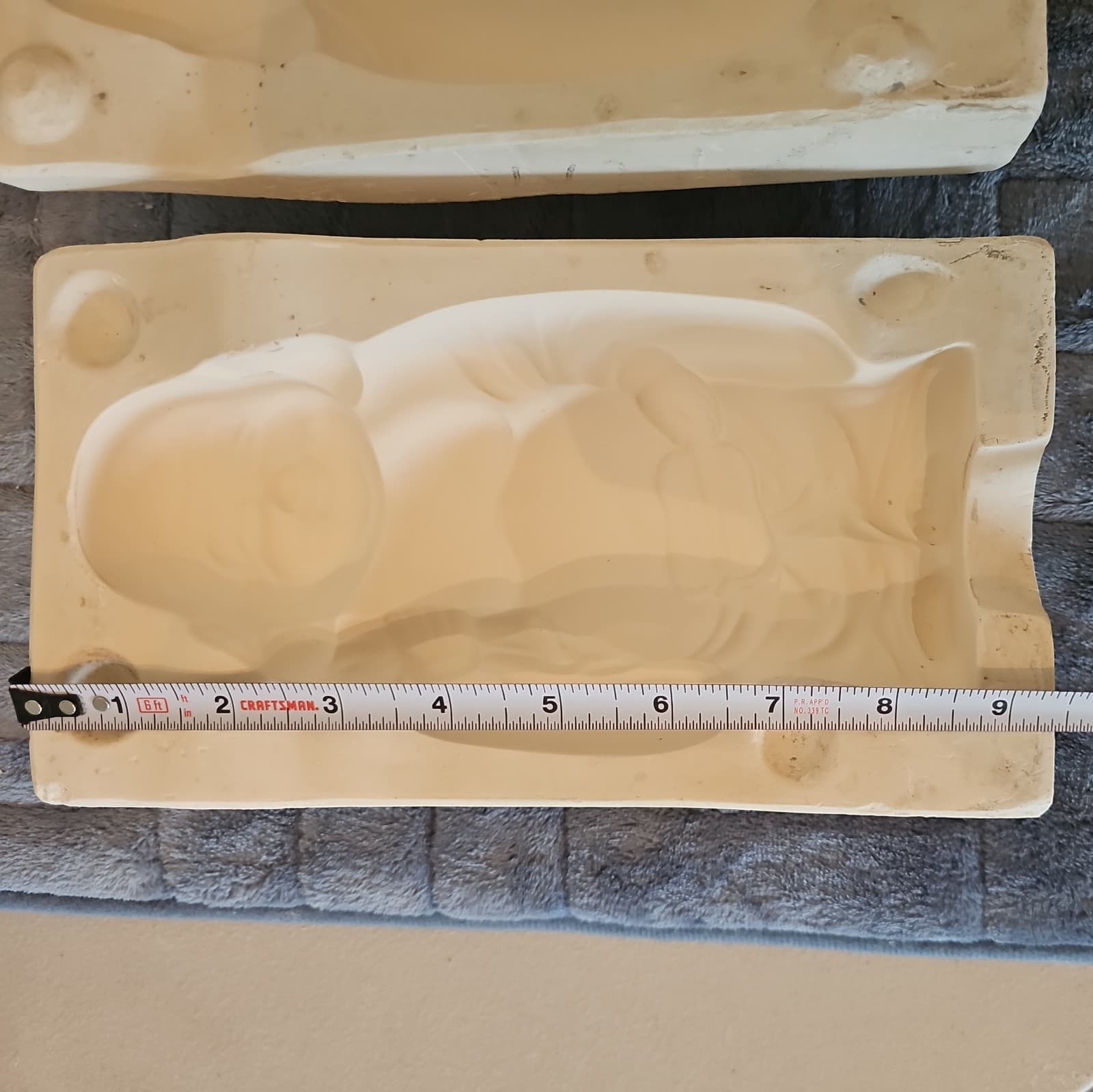 VINTAGE RARE A JODI 1544 BUDDAH STATUE CERAMIC SLIP CAST MOLD 5