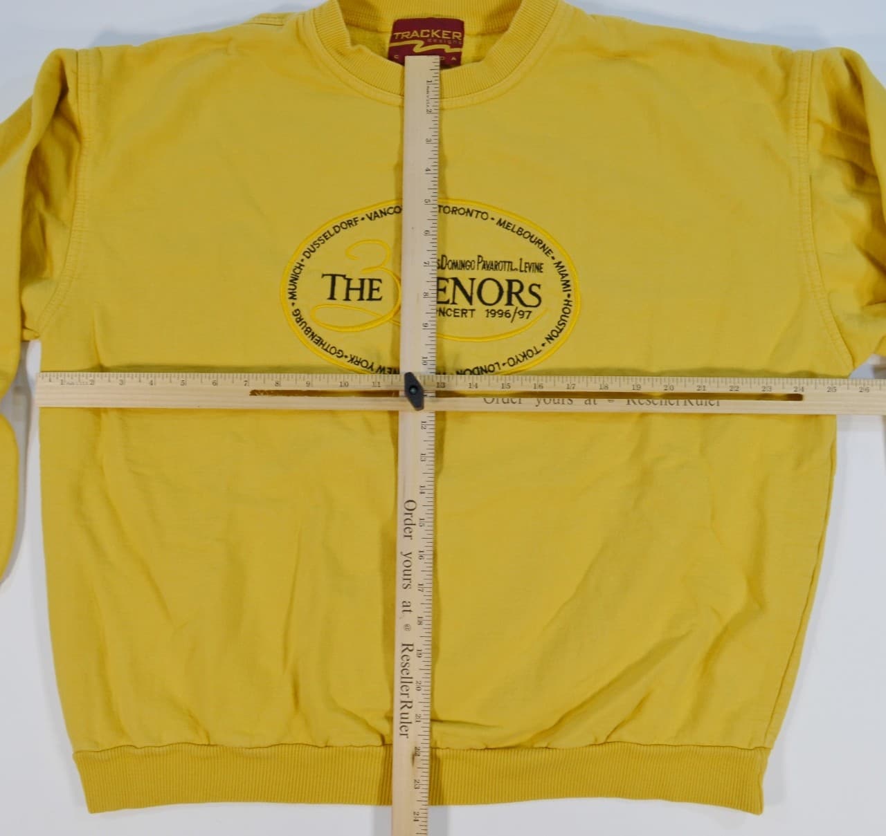 Three 3 Tenors In Concert Vintage Sweat Shirt Sweatshirt Sweater 90's 1996 1997 5