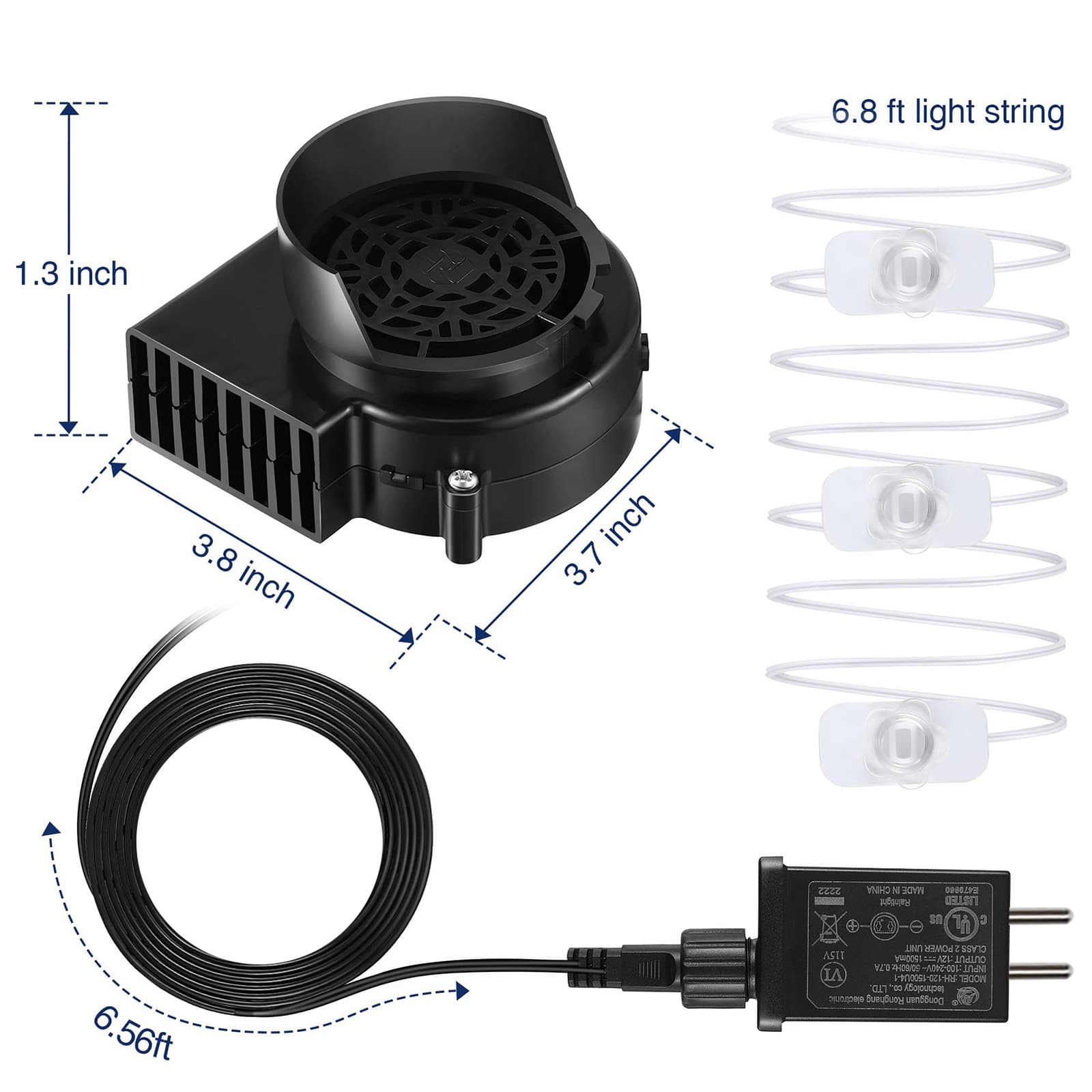 Inflatable Fan Air Blower for Inflatables Inflatable Fan Blower Mini Fan 12V 2