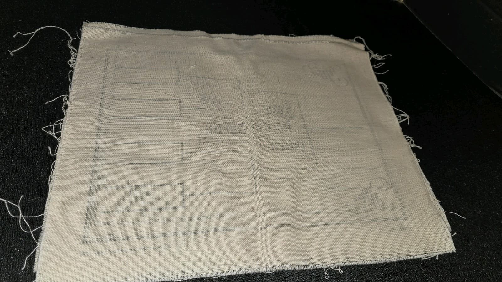 1978 Vtg. Fabric Pedigree Chart You Fill In *Banyup Born Of Goodly Parents  5