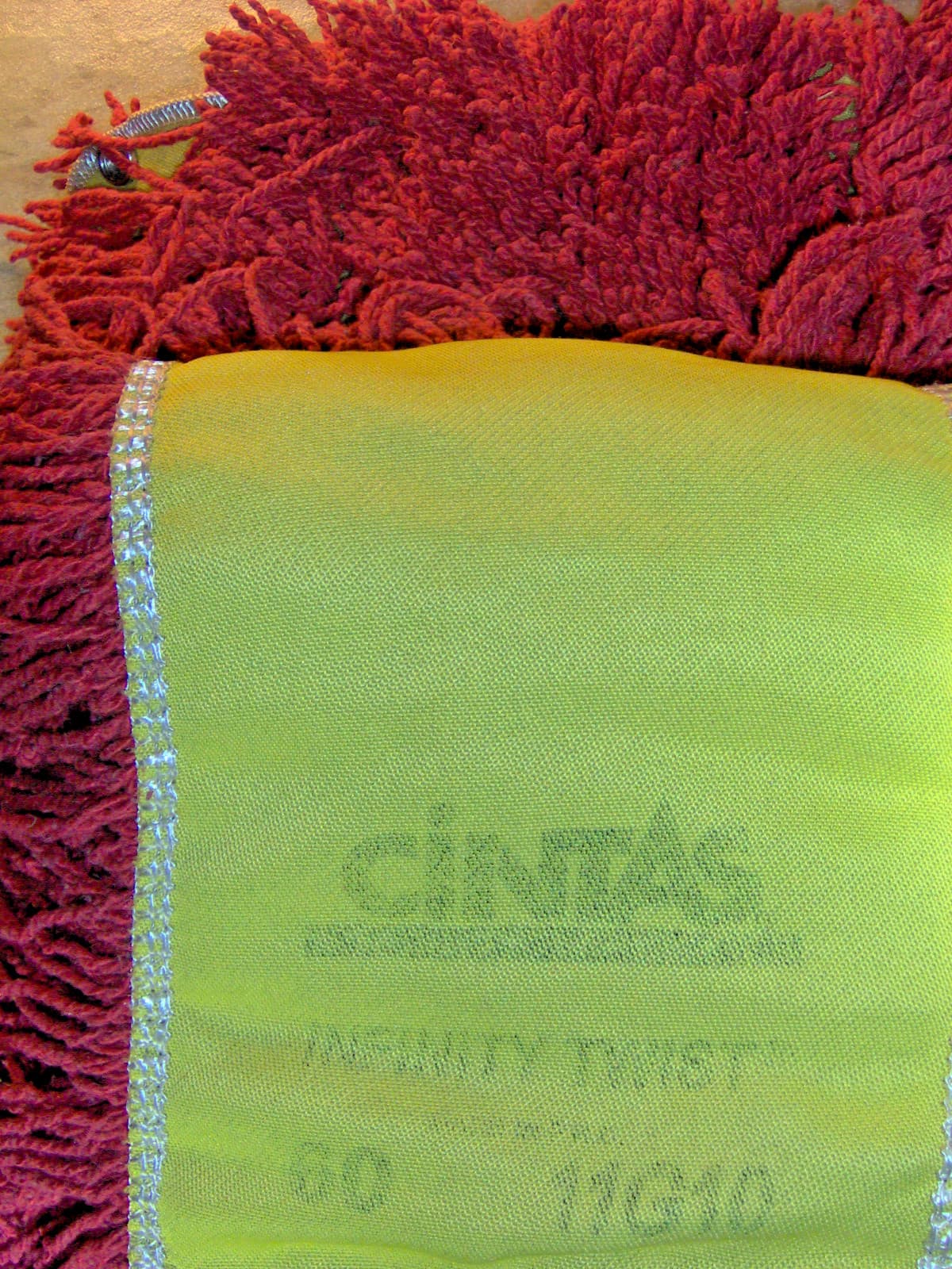 1 Used & Clean Dust Mop REPLACEMENT HEAD RED 60" Dustmop Looped Cintas 60 4
