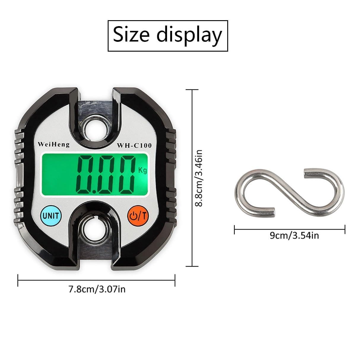 Hoyer Lift Scale for Home Use - Simple and Fast, Maximum Weight 330Lb (Black) 3