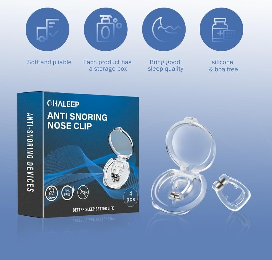 Dispositivo Aparato Para Dejar De Roncar Antirronquidos Para La Nariz Efectivo 3