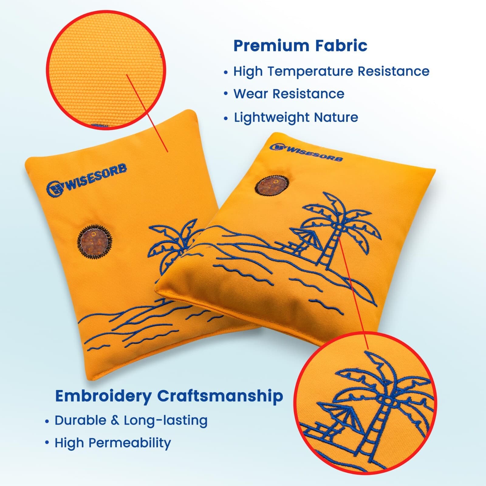 500g Rechargeable Gun Safe Dehumidifier Color Indicating Desiccant Pack（orange） 2