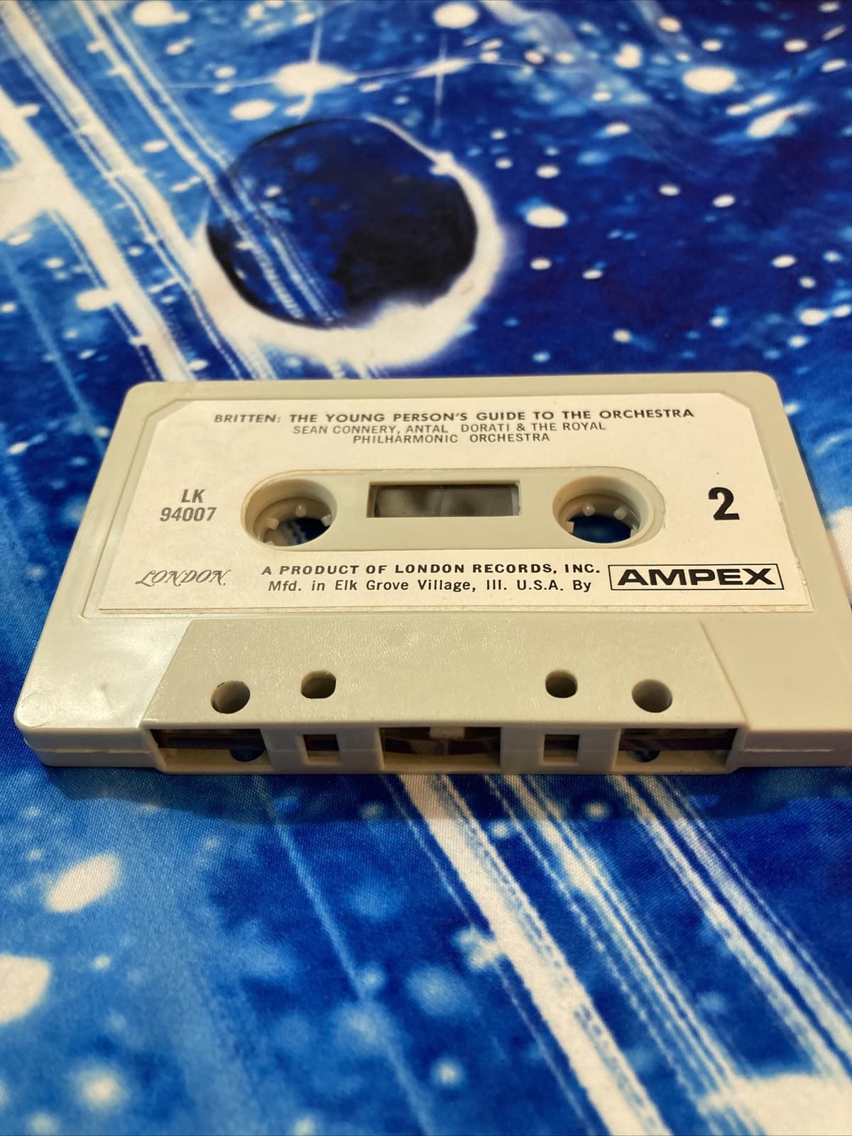 VTG Cassette Paper Insert Profofiev Peter and the Wolf Sean Connery/Dorati  6