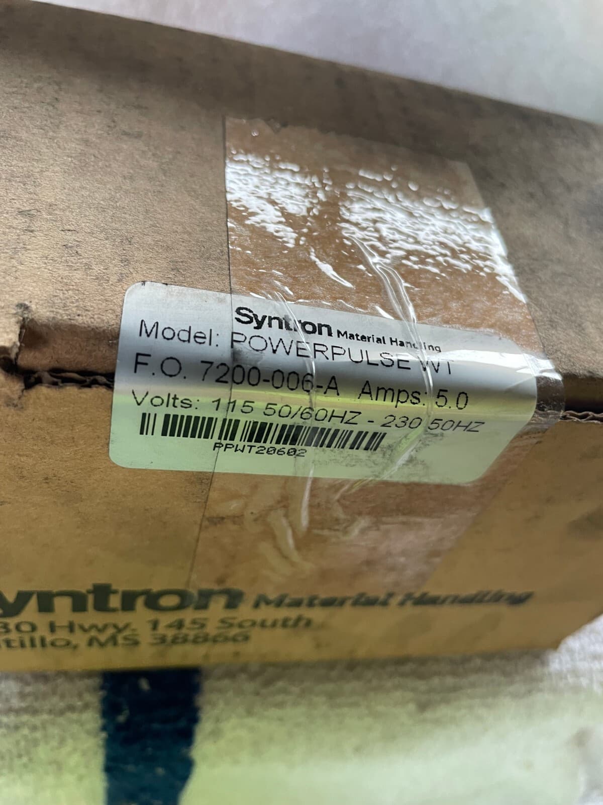 NIB SEALED SYNTRON ELECTRONIC CONTROLLER POWERPULSE WT 115 VOLTS 50/60HZ 5.0Amps 4