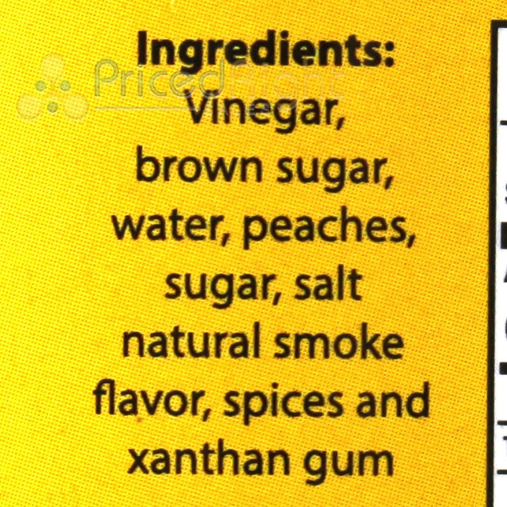 Sucklebusters Peach BBQ Sauce 12 Oz. Light Sweet Mild Blend Competition Rated 2
