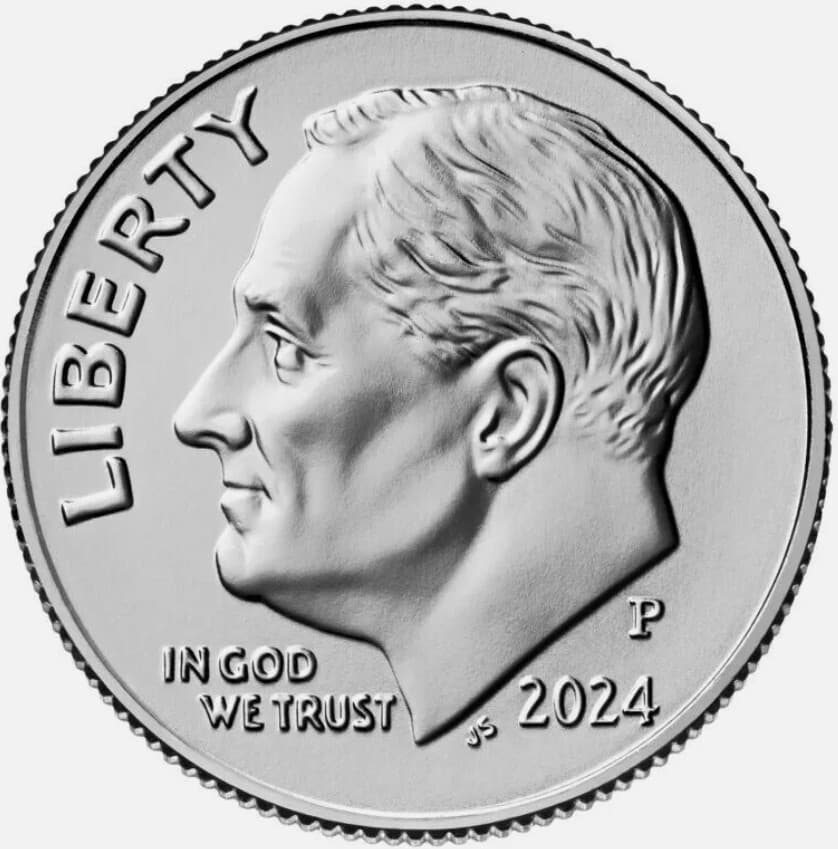 💰  2024 P & D Roosevelt Dime - 10 Cent - UNC - Set 2 coins 2