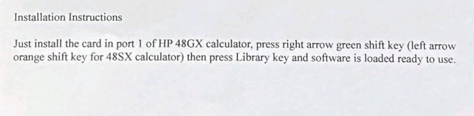 Chotkeh PE-ME Review Software Card for HP 48GX Calculator V. 6.0 Perfect! 5