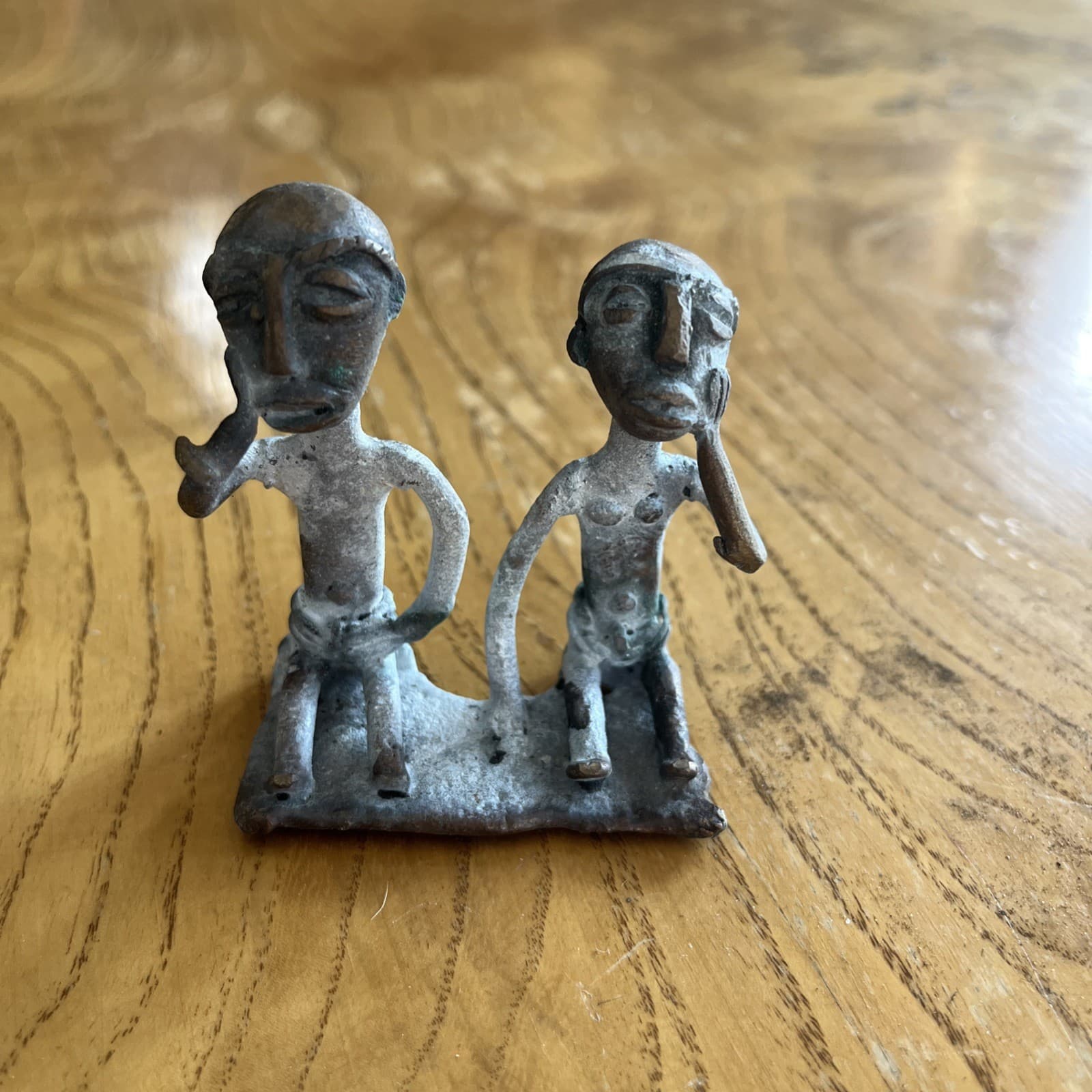 BRASS AFRICAN ASHANTI AKAN GOLD WEIGHT 1700-1900 AD Tribal No 32