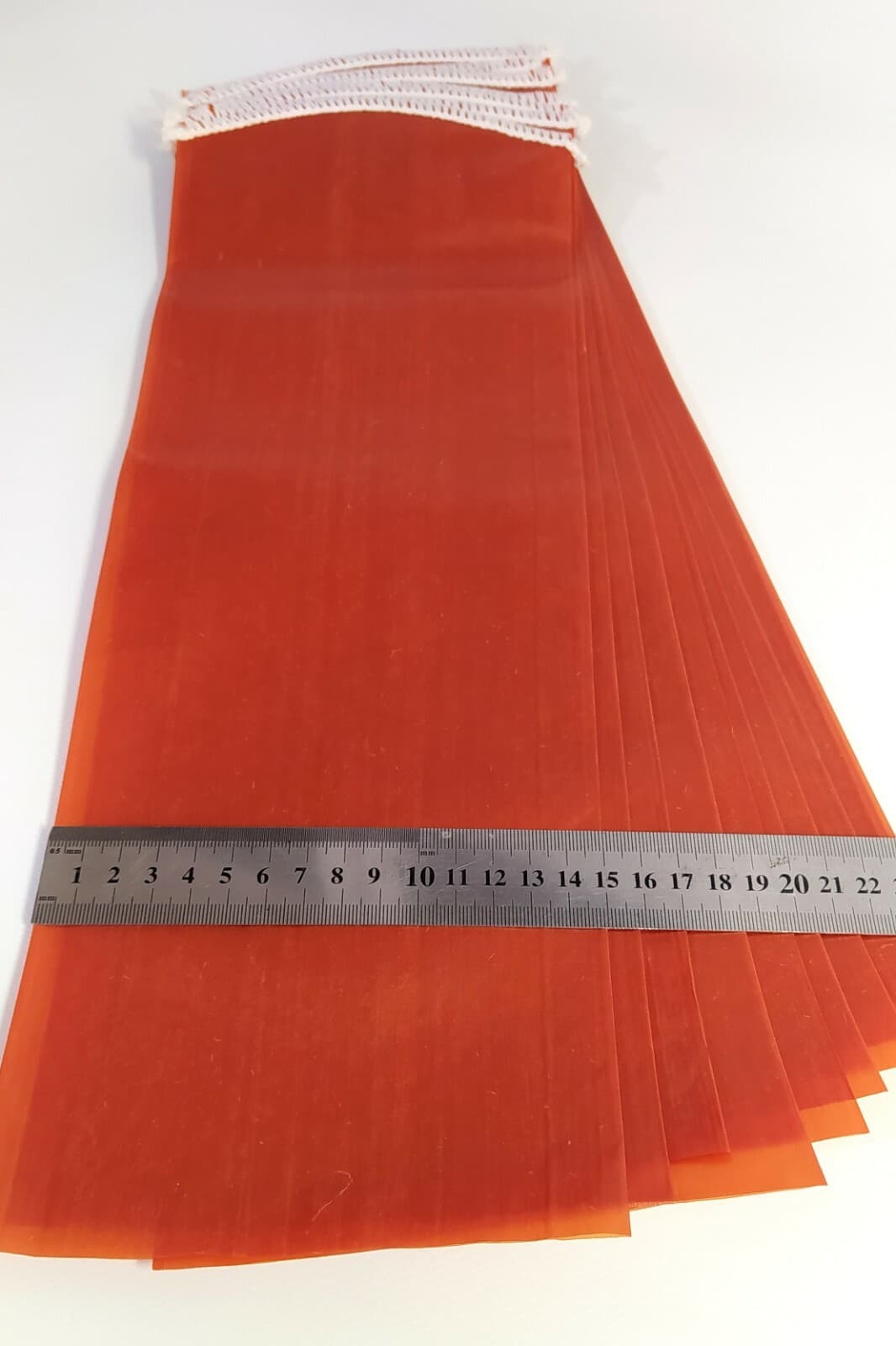 Large Sausage Casing 3.7"x16", Smoking color Fibrous, Pack of 14 pcs for 70 lbs. 2