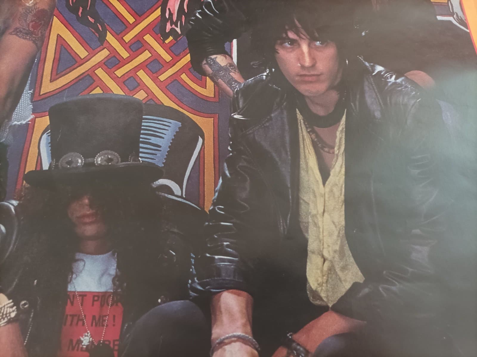 Vintage 1988 GUNS N ROSES Appetite For Destruction large Poster - Funky 2