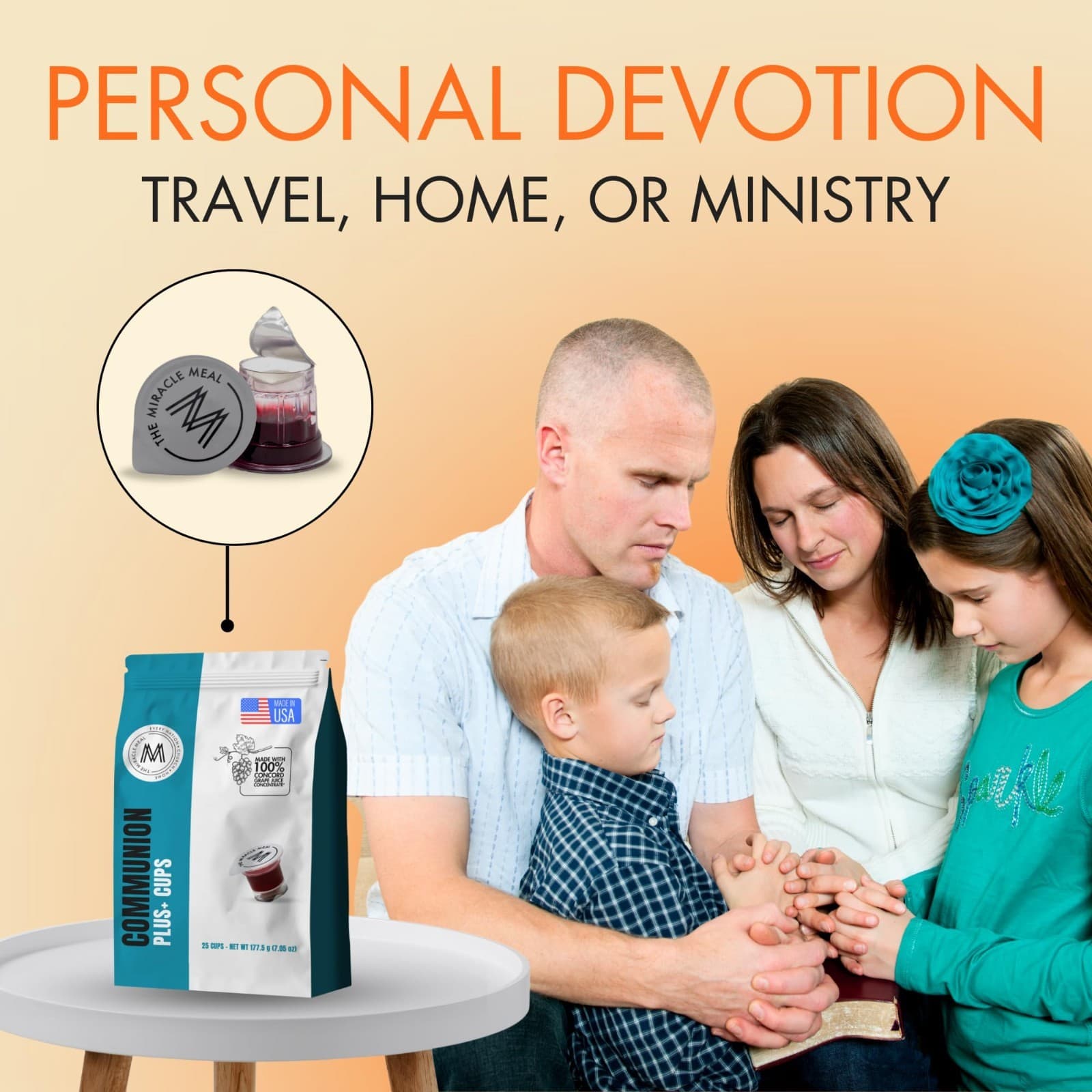 Traditional Travel Bag Set – 25 Cups with 100% Concord Grape Juice & Wafer 4