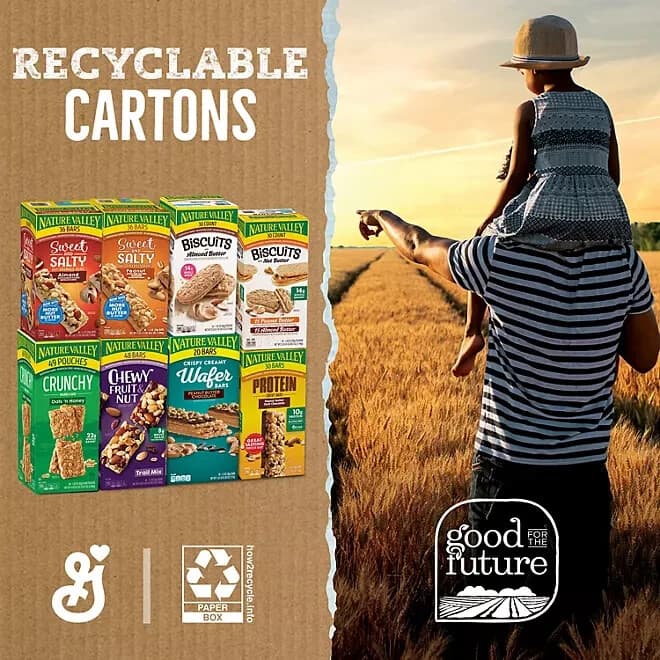 Nature Valley Chewy Fruit and Nut Trail Mix Bars 1.2 oz. 48 Bags/Pack (GEM19696) 5