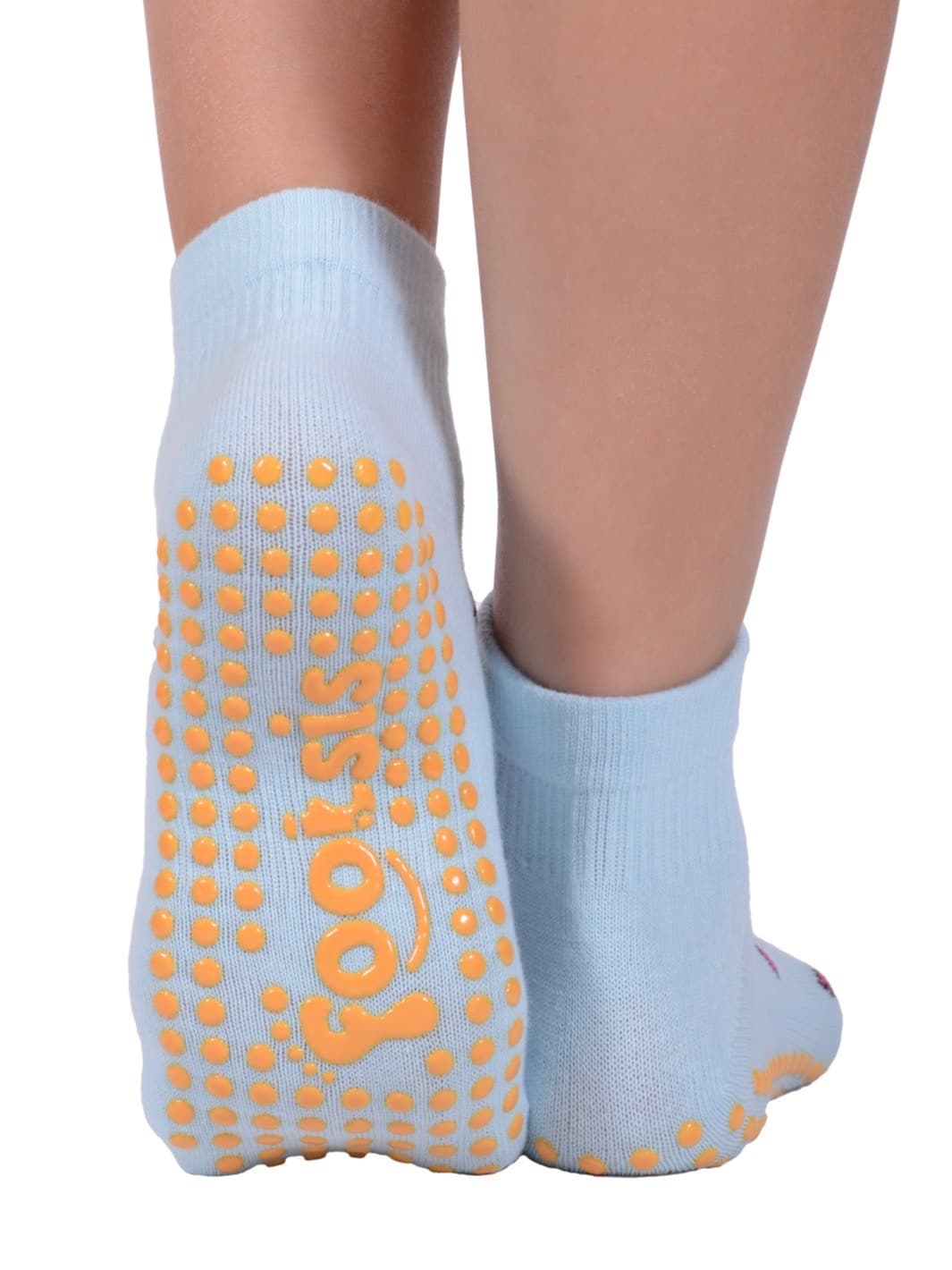 Footsis Non Slip Grip Socks for Yoga, Pilates, Barre, Home - Style “Giraffe" 3