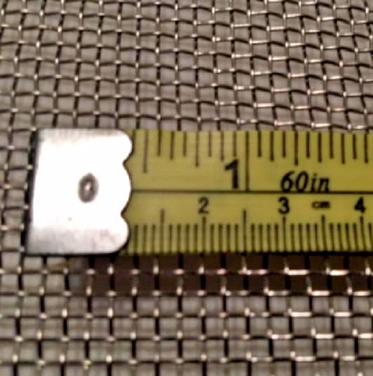 t-304 Stainless Steel Mesh - 304 #10 .025 Stainless Steel Wire Mesh 24" x 48" 3