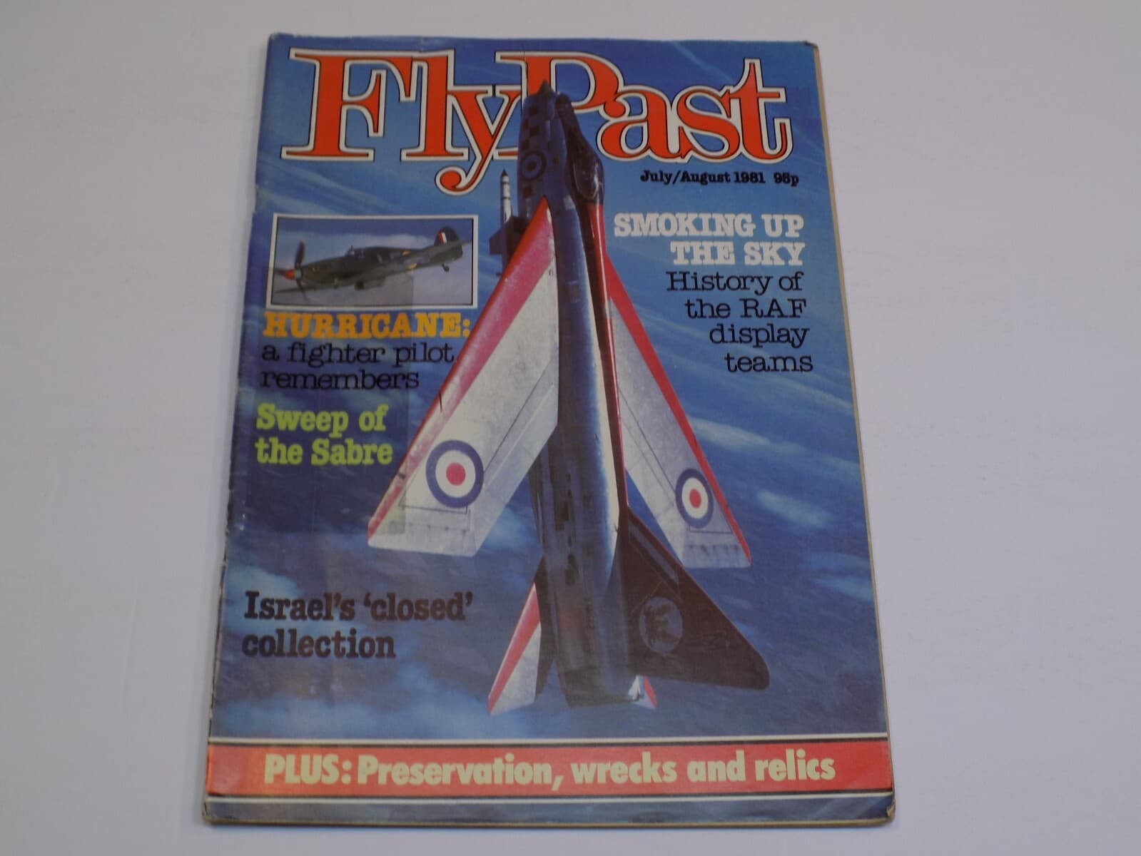 Fly Past Magazine July August 1981 RAF Display Team Hurricane Sabre Israel's Sky