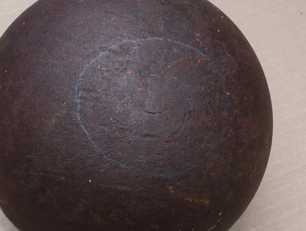 LARGE PRIMITIVE ANTIQUE VICTORIAN ERA CAST IRON 12 LB FINIAL OR HORSE TETHER 3