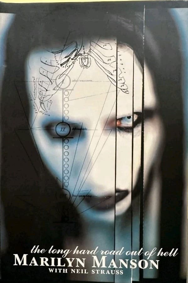 Signed Marilyn Manson Autobiography Book 1998 1st Edition Full Signature 🔥  3