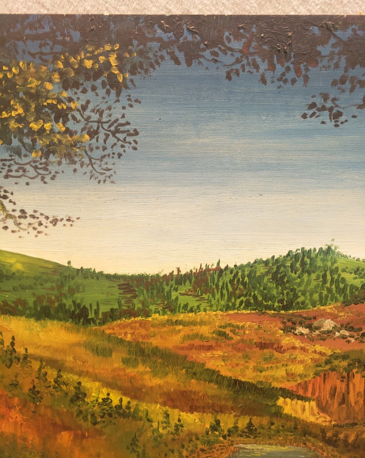 1953 Andre Richardson King (b. 1931) O/B Hill Valley Painting Chicago African Am 5