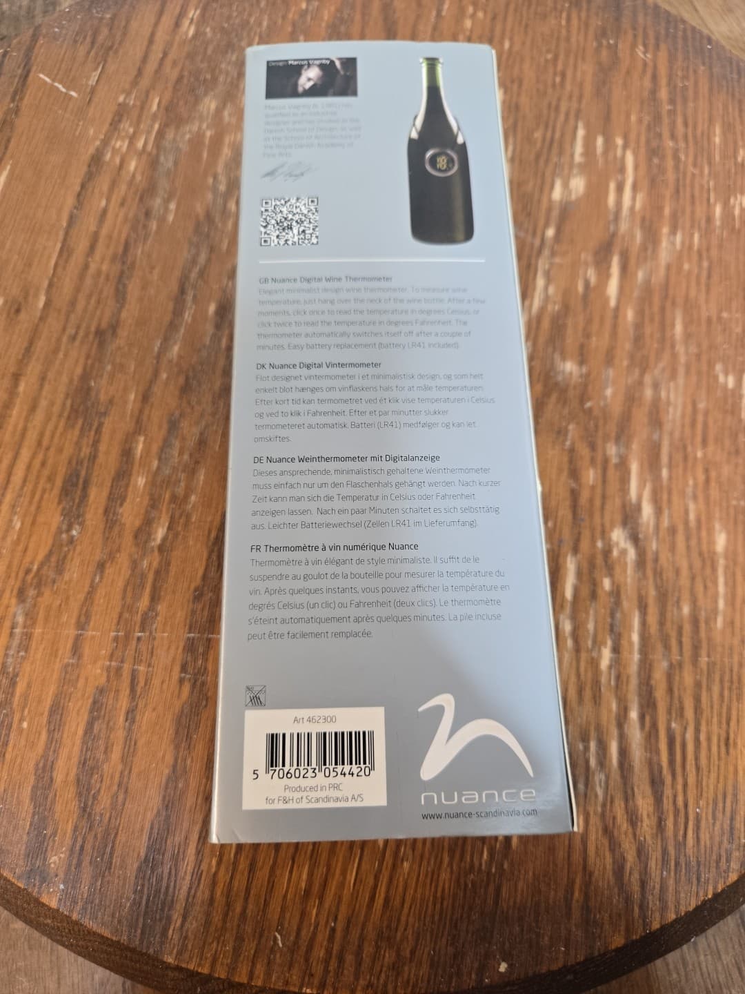 Digital Wine Thermometer By Nuance 4