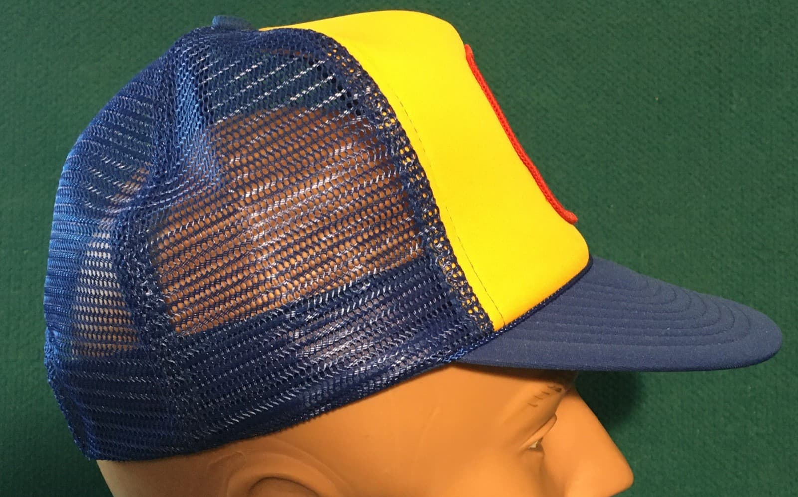 1980s Vintage : MACK TRUCKS "Fire Brigade" SNAPBACK mesh TRUCKERS CAP w/BULLDOG 2