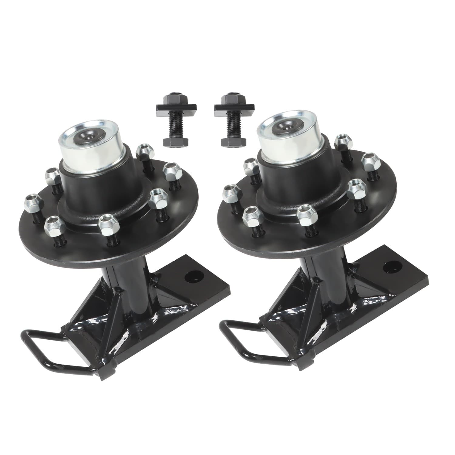 8 x 6.5 Lug Superior Shipping Container Wheels, Bolt-On Spindle Kit New 2