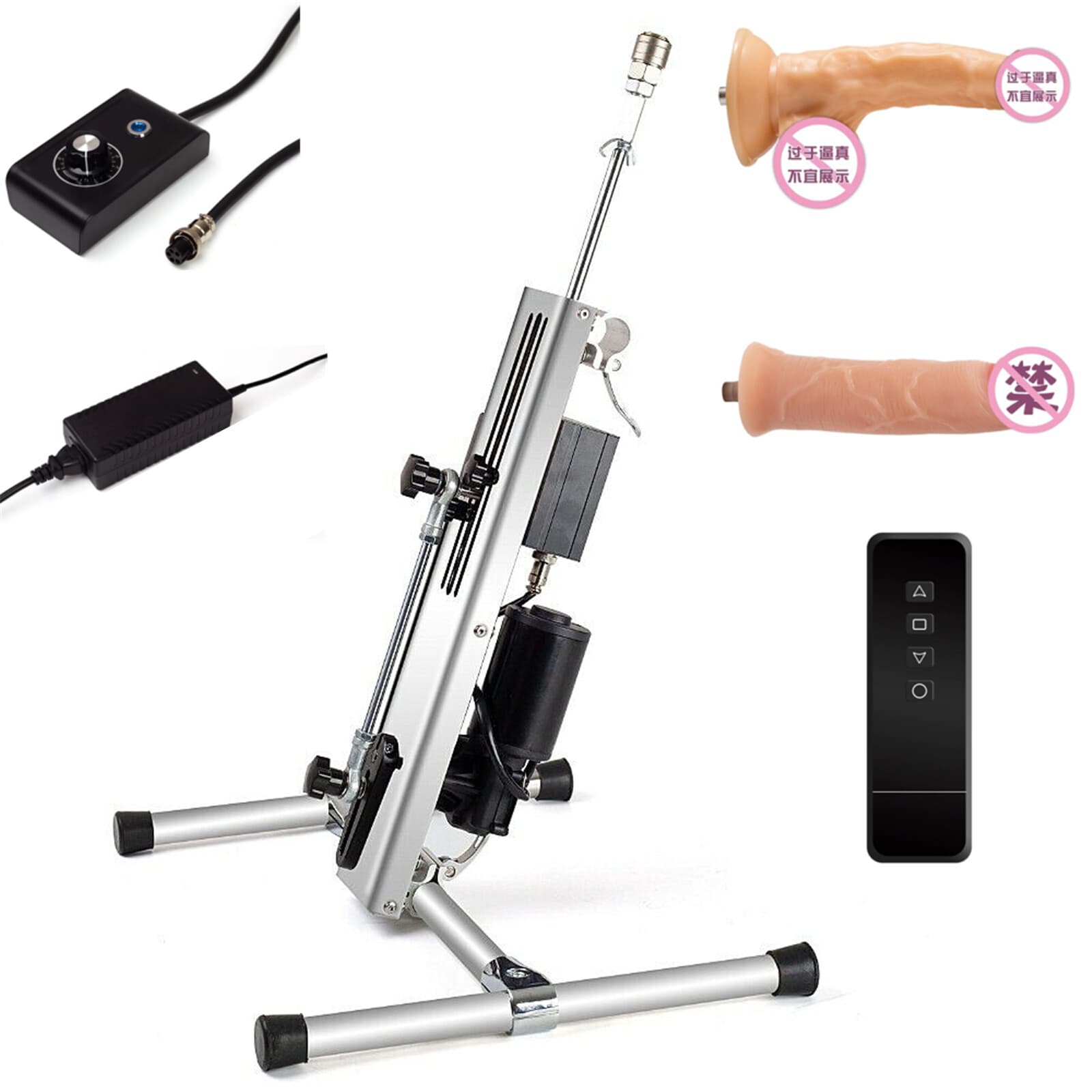 Stroke 5.9" Sex Machine Use of Both Ends Dual Remote Control Angle Adjustable