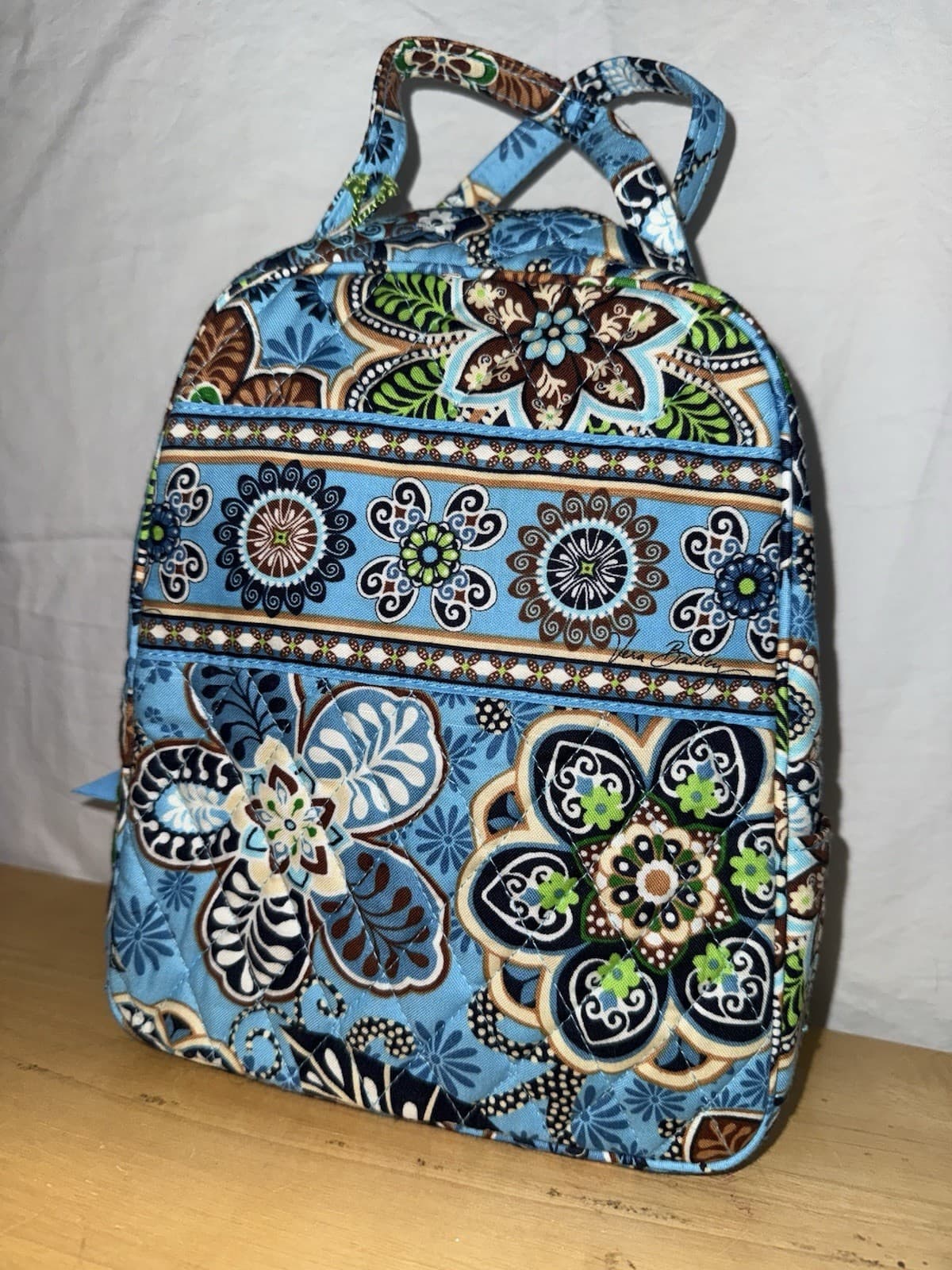 Vera Bradley Bali Blue Lunch Bunch Insulated Bag Retired Pattern New NWT 2
