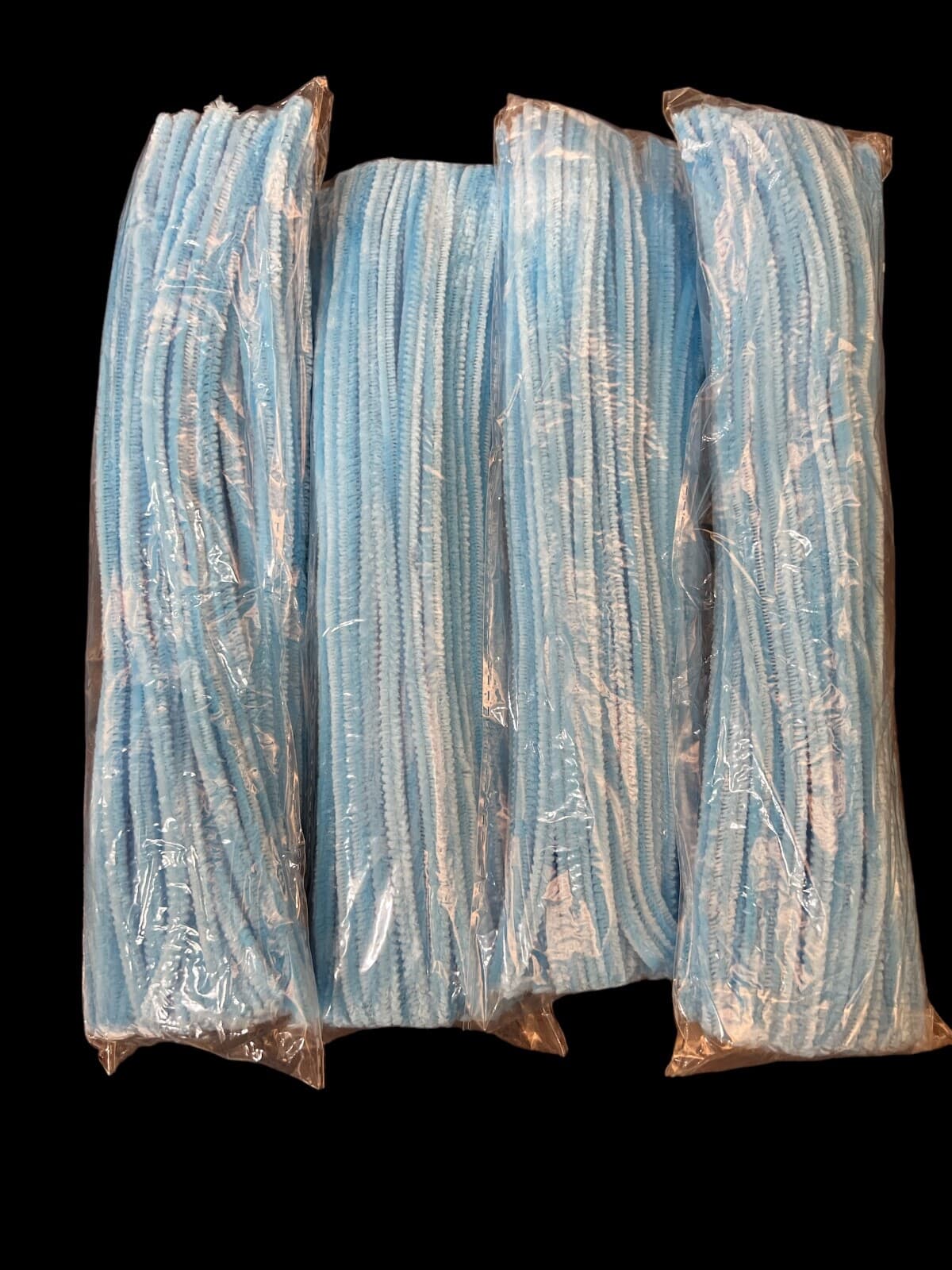 Chenille Stem Light Blue Pipe Cleaners Arts Crafts 4x100 (400 Total) NEW 12" 2