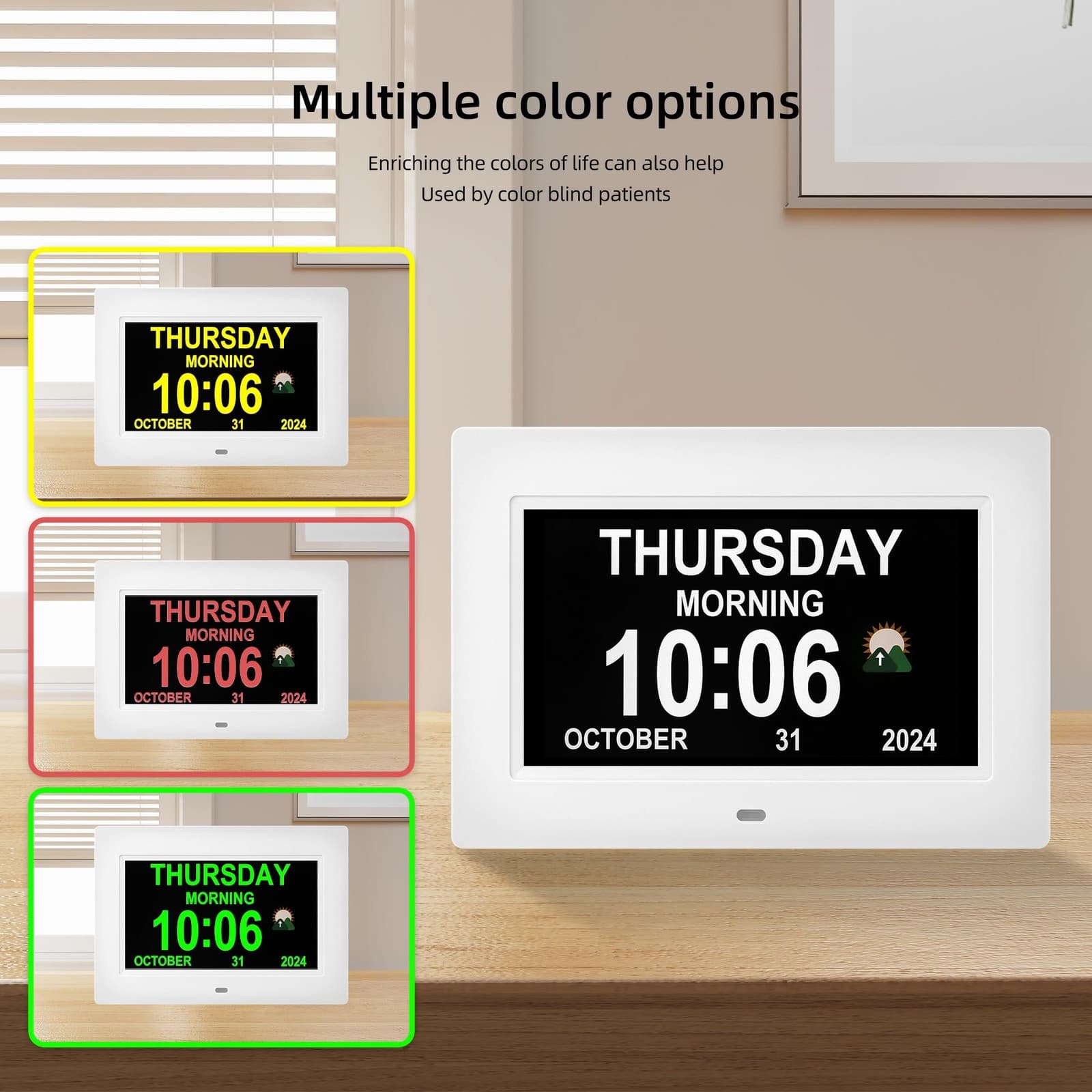 Digital Alarm Clock, Multiple Alarm Functions, Clock with Date and Week, Digi... 3
