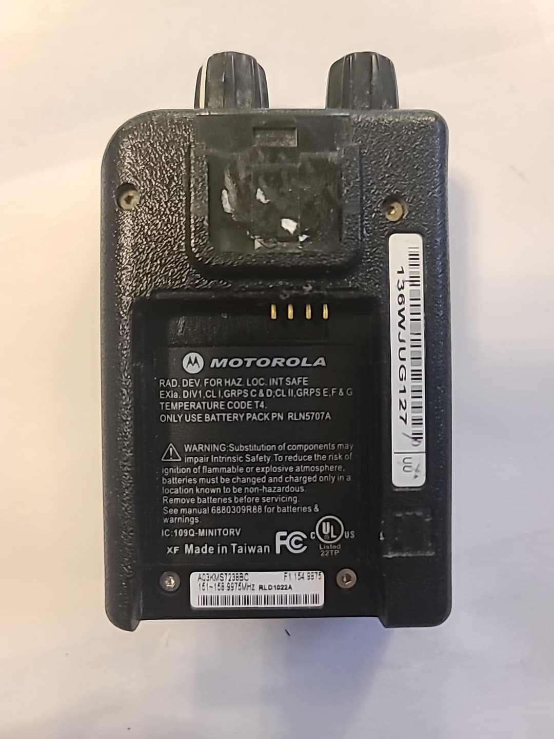 Motorola Minitor V (5) VHF 151-158.9975MHZ A03KMS7238BC 5
