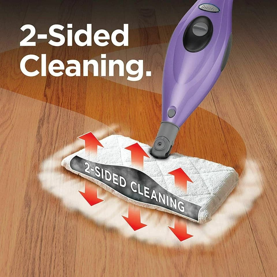 Shark S3501 Steam Pocket Mop Hard Floor Cleaner, Purple 3