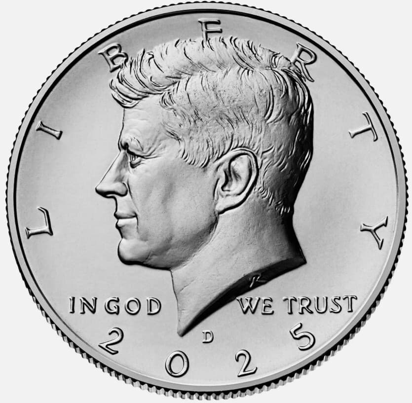 2025 P D Kennedy JFK Half Dollars -TWO (2) COINS SET - 50 cents 3