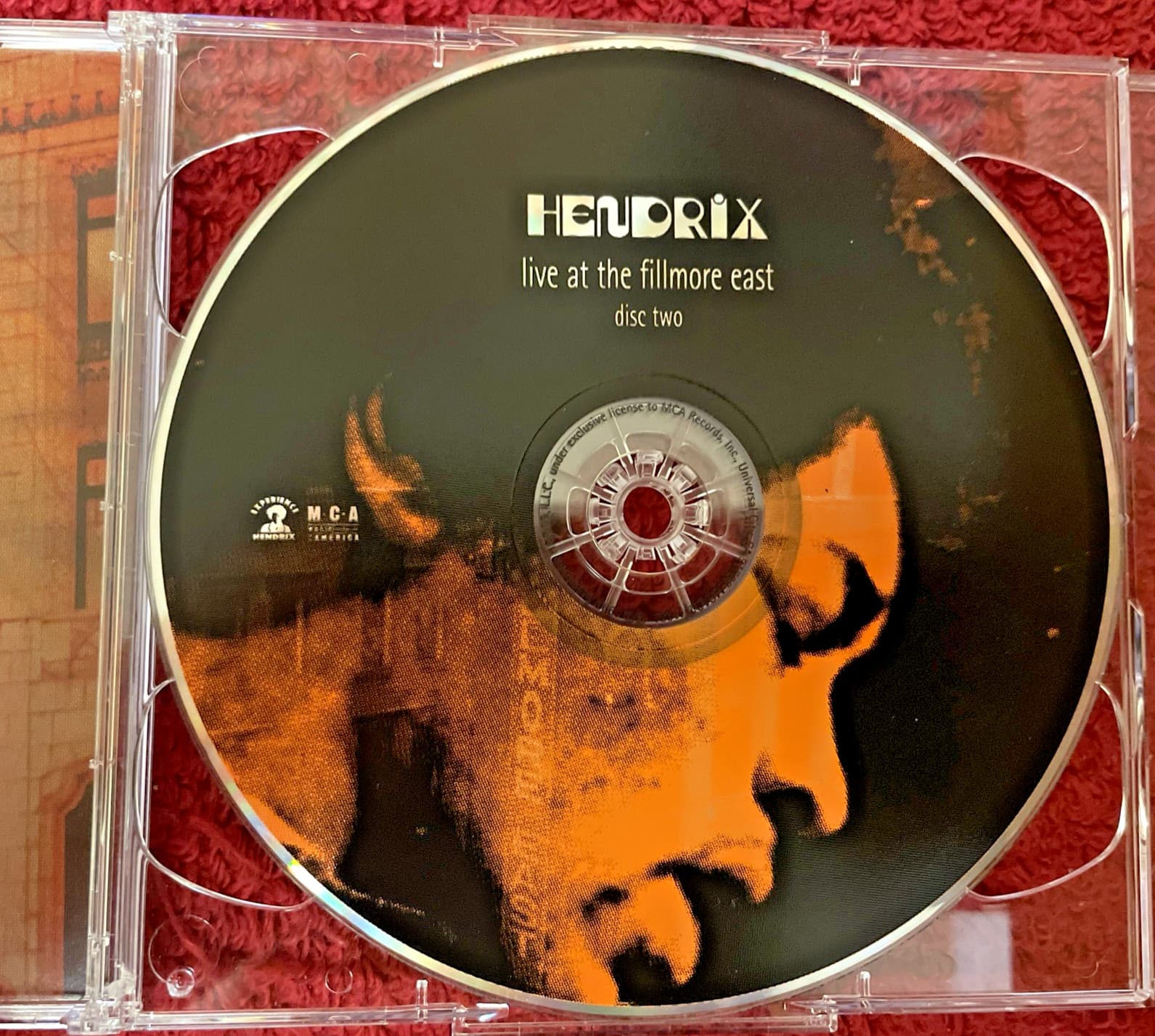 Jimi Hendrix Live At The Fillmore East 2 CD Set Vintage Collectible 60's Era 4