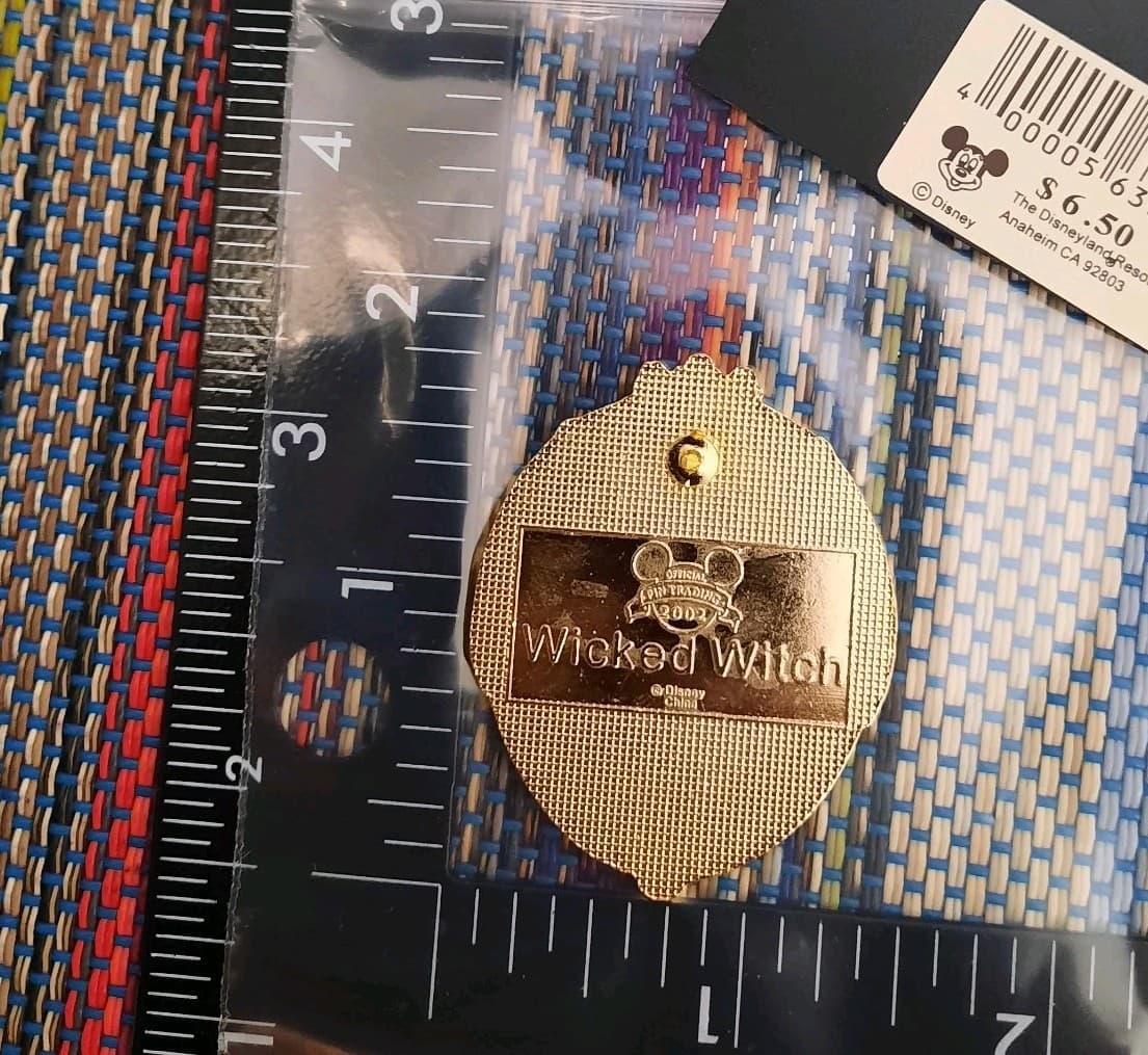 2002 DLR Villain Old Hag Wicked Witch Framed Evil Queen Magic Mirror Disney Pin 3