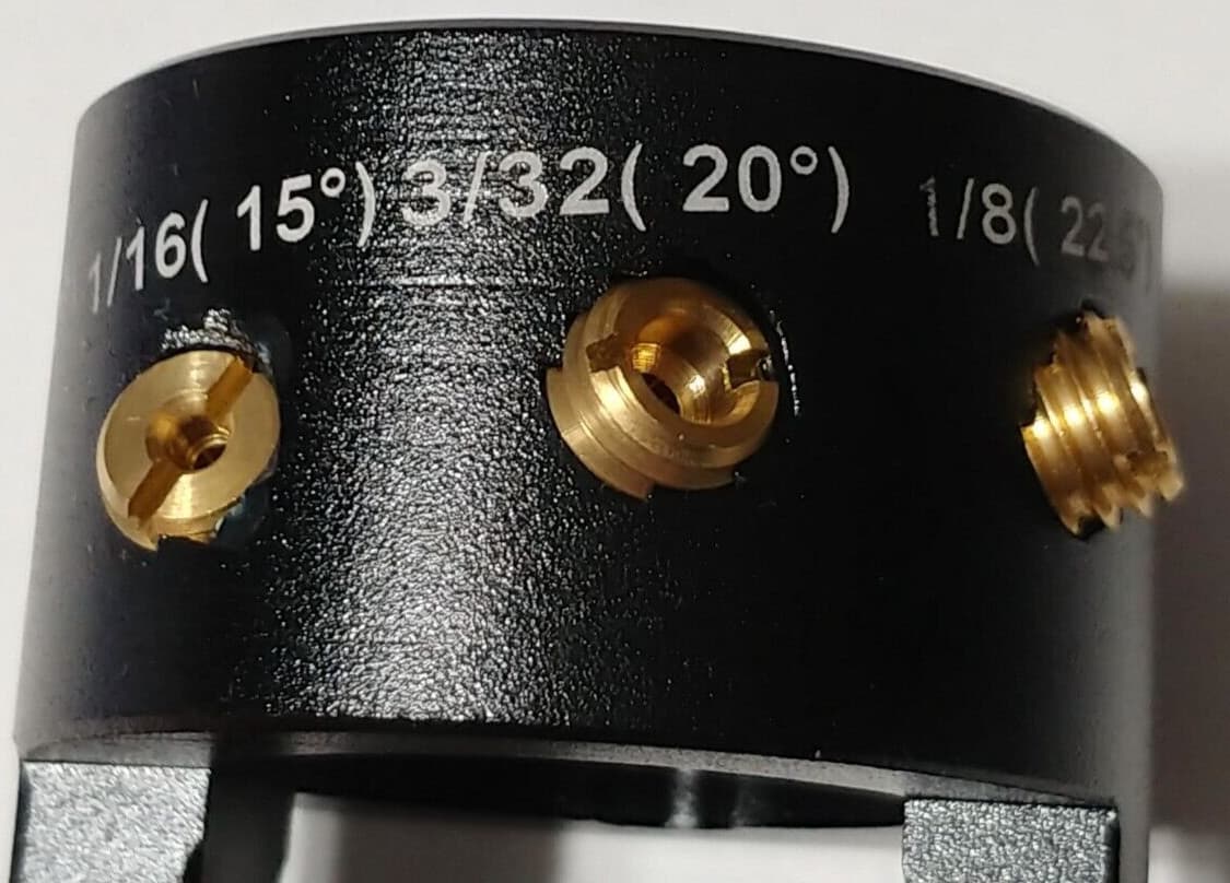 Tungsten Sharpener Head Tool Grinder Multi-Angle 4 Guides Welding Cut-Off Slots 6