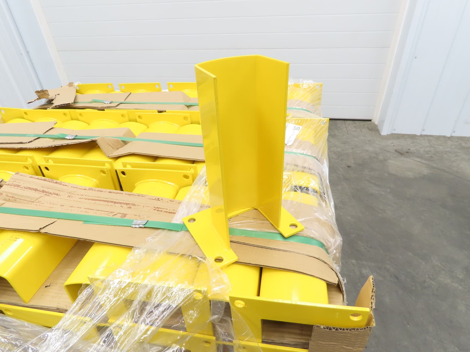 Post Protector 12" Pallet Rack Column Guard Yellow 4" ID Width 2