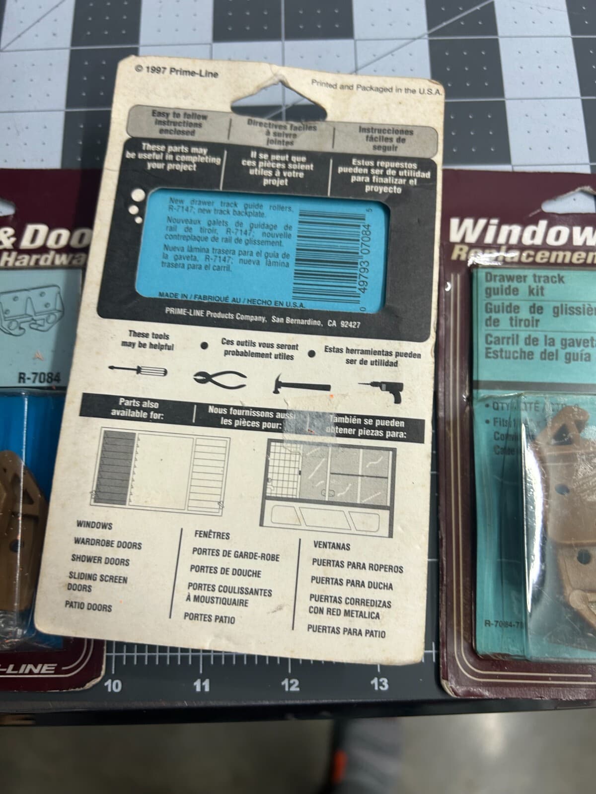 NEW 5-pack lot 2/PC Prime-Line Products R 7084 Drawer Track Guide Kit & Glides 3