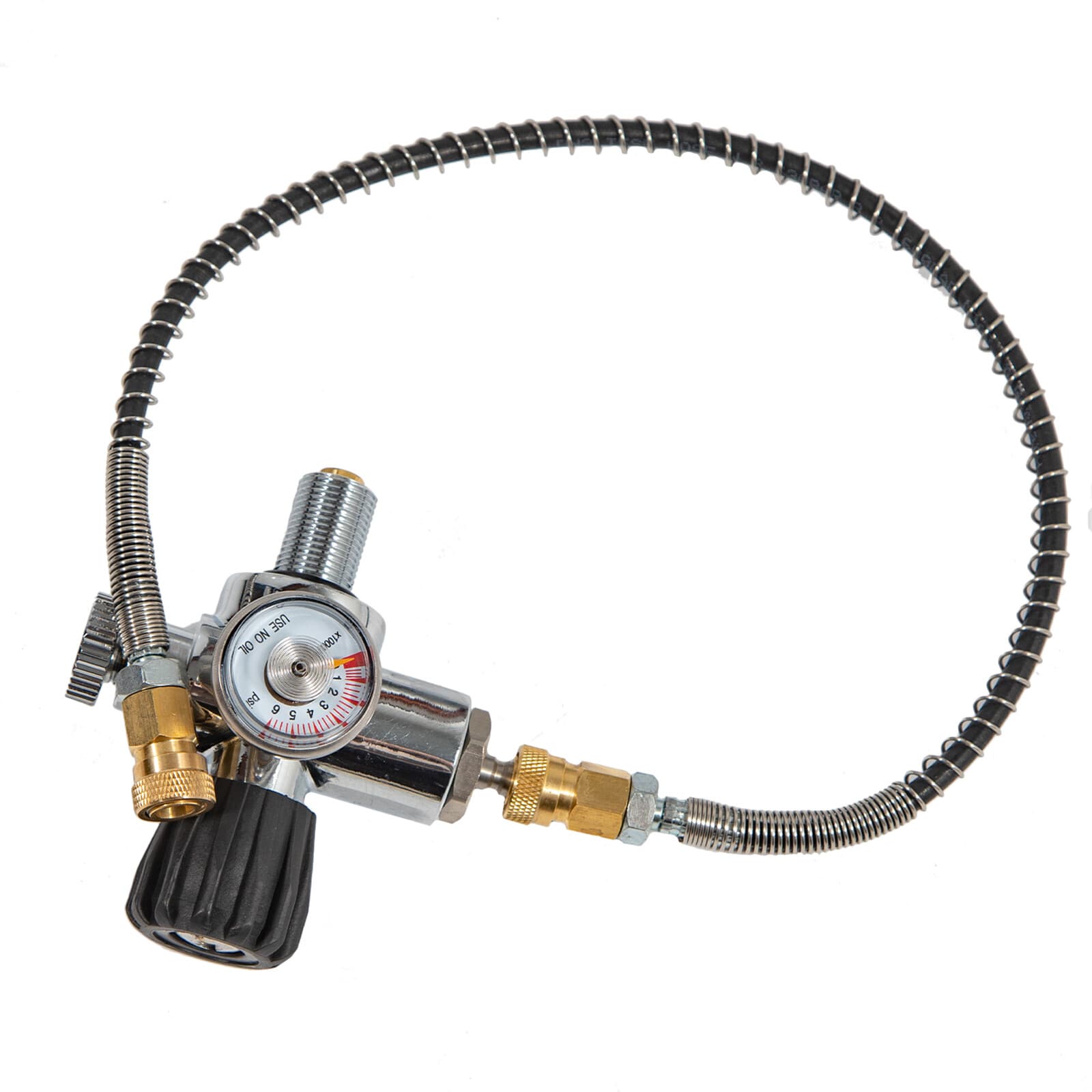 4500Psi Valve Regulator Fill Station Hose For PCP Air Tank SCBA SCUBA Cylinder 5