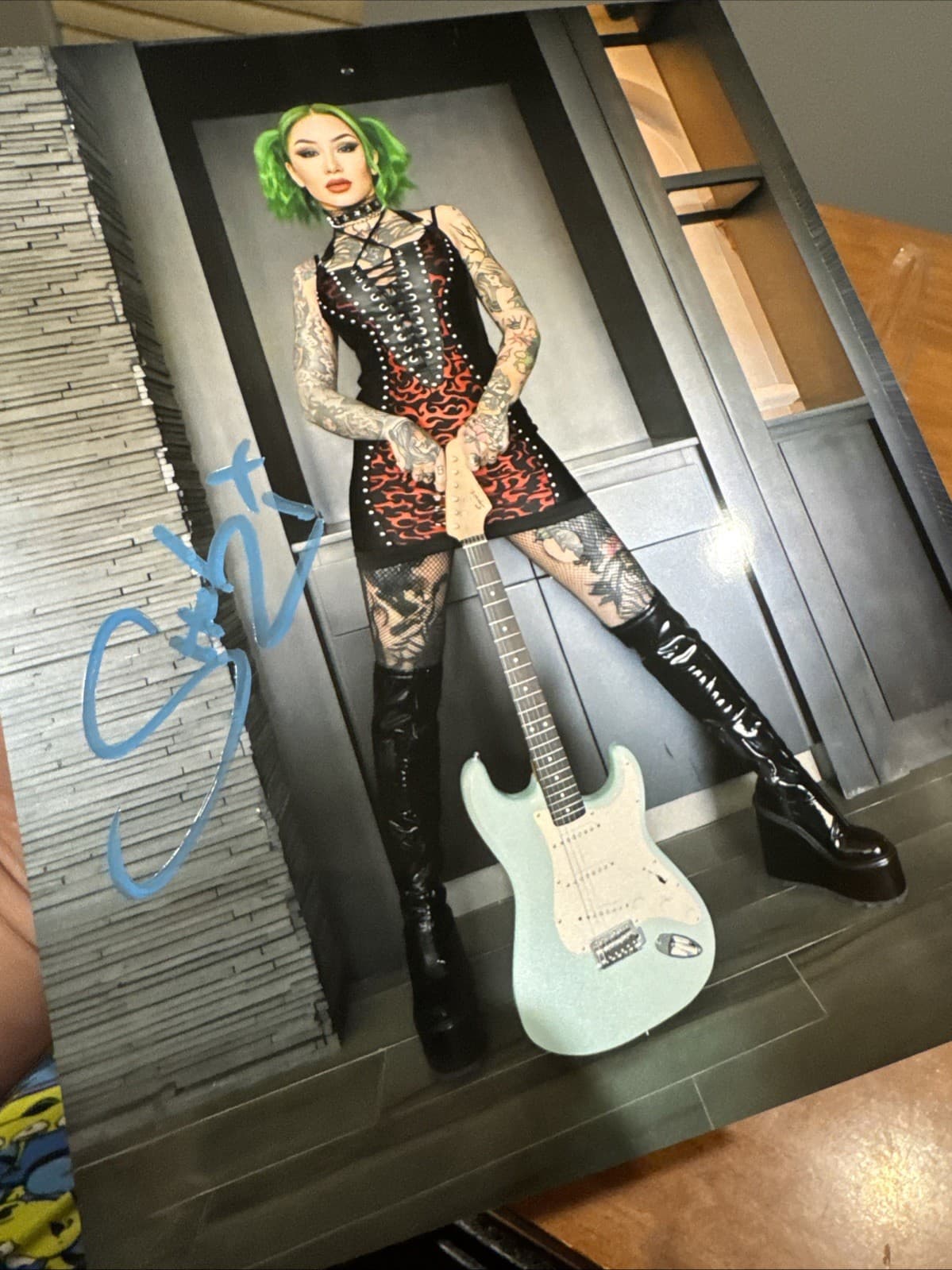 METALLIC Shotzi Blackheart WWE Signed 8x10 Photo Autographed 3