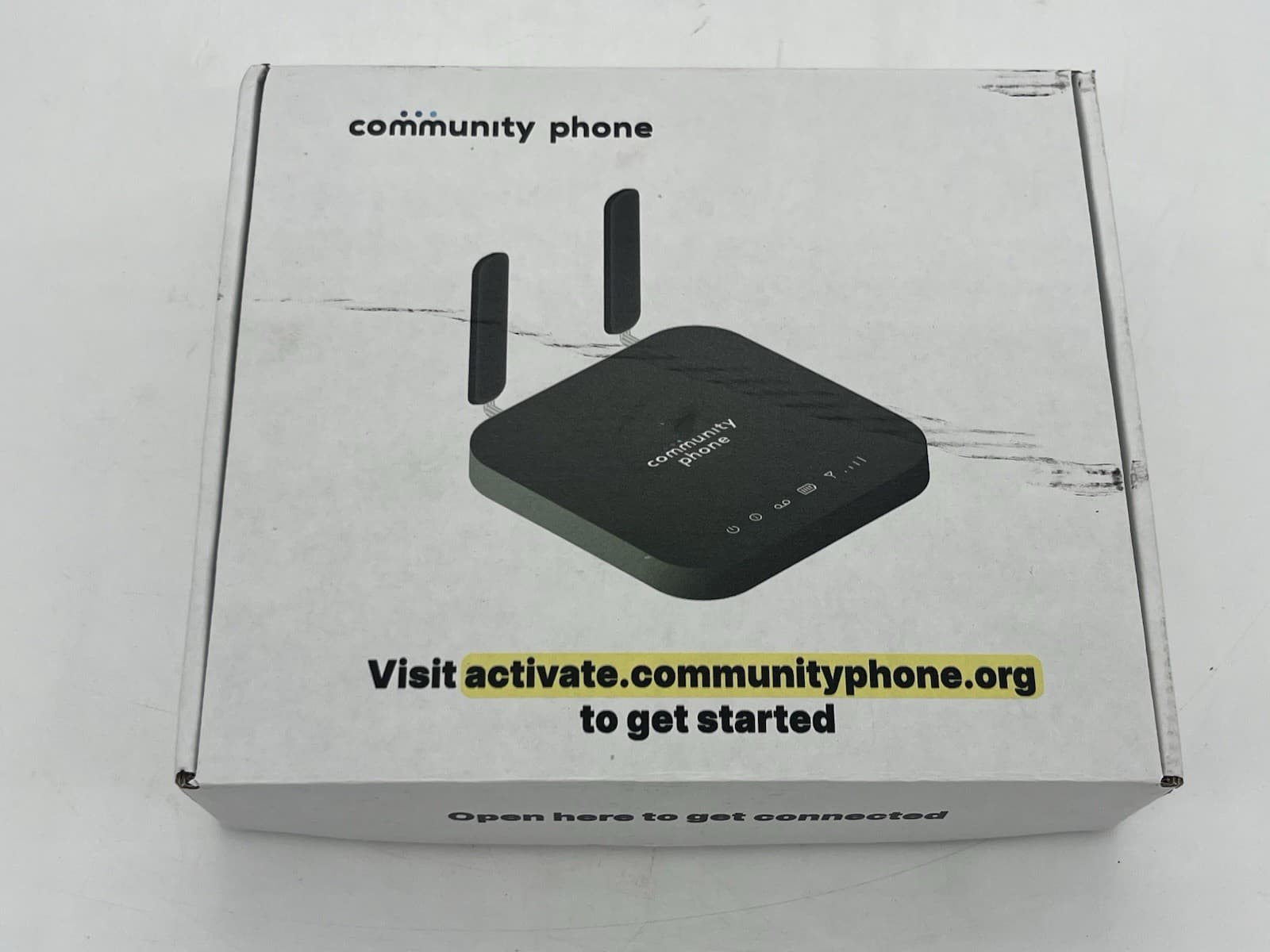 Community Phone Landline Base Antenna with AC Adapter Charger Box Manual 5