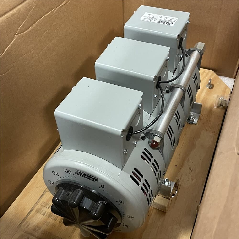 STACO VARIAC VARIABLE TRANSFORMER 2510CT-3.  240V, 3ph, 25A *NEW OPEN BOX* 4