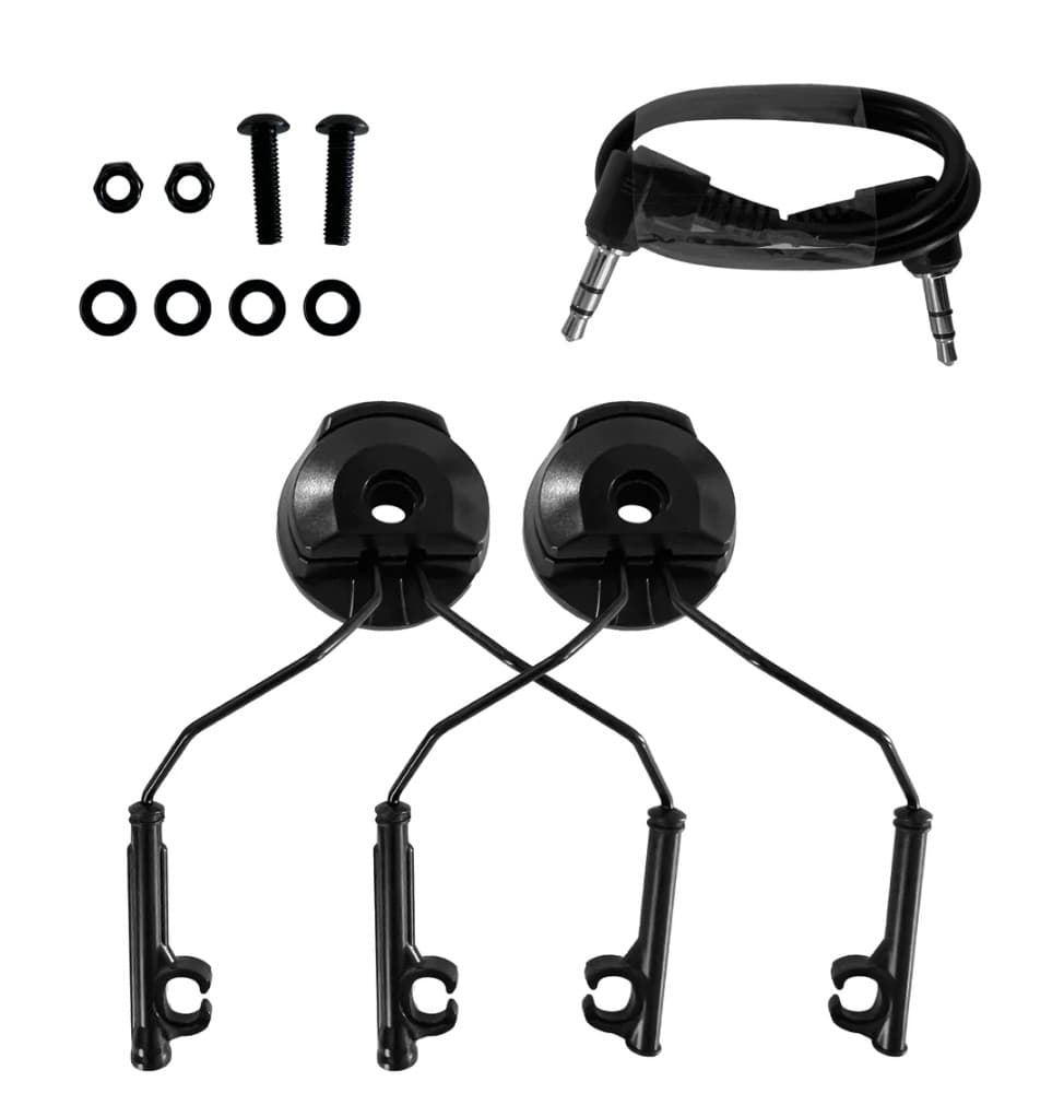 PPG Smoke Com Headset Hardware only for mounting to Helmets - PPG Paramotor